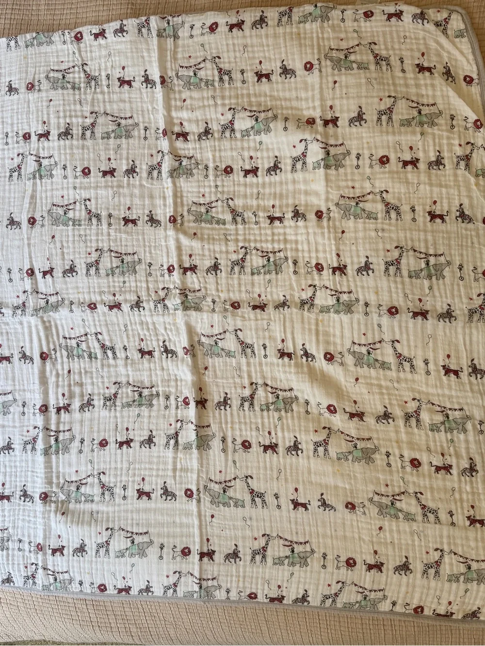 Aden + Anais Circus Animals muslin Dream blanket. - Picture 2 of 8